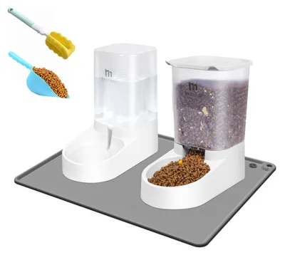 2-in-1 Futter- und Wasserspender 3,8 l für Hunde und Katzen