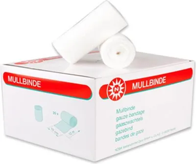 Produktbild von NOBA Mullbinden ohne Folie 20 Stück 10 m x 4 cm