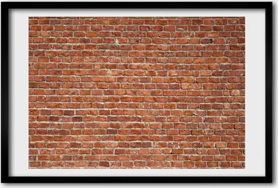Produktbild von Bild 60x40 MDF-Rahmen, Wandkunst Ziegelwand
