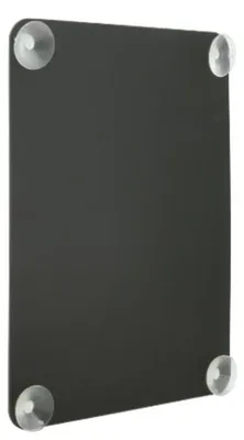 Schreibtafel, doppelseitig, 27 x 36 cm, schwarz