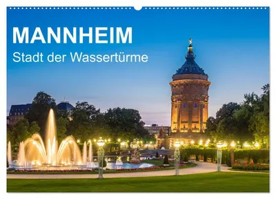 Produktbild von Mannheim - Stadt der Wassertürme (Wandkalender 2027 DIN A2 quer), CALVENDO Monatskalender