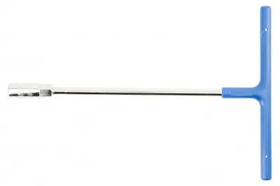 Produktbild von T-Steckschlüssel, 13 mm – Größe – 13 mm; Typ - HEX; Länge – 300 mm; Werkstoff - CrV; Gummibeschichteter Griff. | Högert Technik