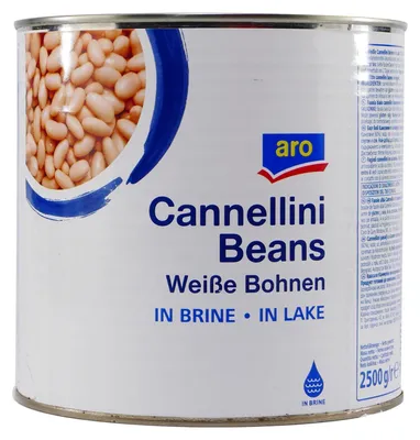 Produktbild von aro Weiße Cannellini Bohnen 2,5KG