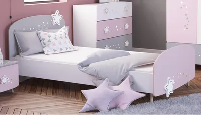 Produktbild von Kinder-Bett Motivbett Einzelbett Mädchenbett Prinzessinnenbett "Savannah I"