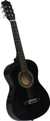Produktbild von vidaXL Klassikgitarre für Anfänger Kinder mit Tasche Schwarz 1/2 34"