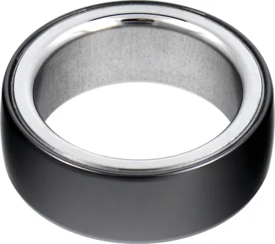 Produktbild von Smart Ring R8- intelligenter Keramikring mit Ladestation Größe 15,4mm schwarz