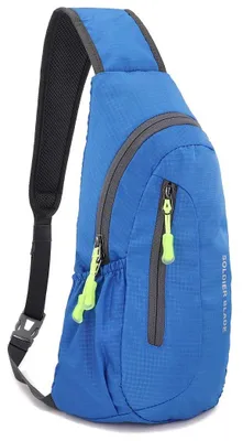 Immagine prodotto di Zaino a tracolla in nylon impermeabile e leggero, ideale per sport e attività all'aperto