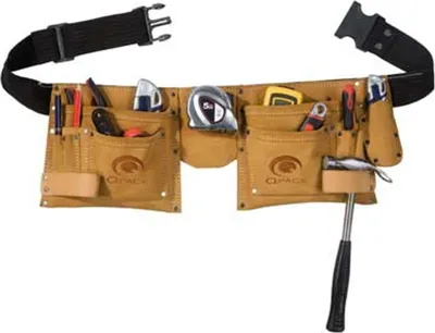 Immagine prodotto di Cintura porta attrezzi 2 tasche in pelle regular 366.008