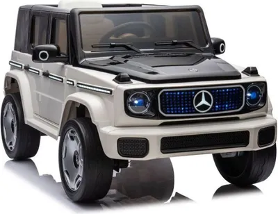 Obrázok produktu pre Detské elektrické autíčko "Mercedes EQG AMG" - Licencované - 12V9AH batéria,4 motory- 2,4Ghz diaľkové ovládanie, MP3+kožené sedadlo+EVA