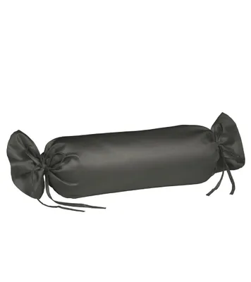 Produktbild von liebling Kissenhülle Nackenrolle Interlock Jersey 40 x 15 cm, Farbe anthrazit, Kissenbezug aus 100% Baumwolle, edler Glanz, waschbar 60 Grad