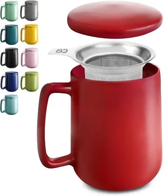 Produktbild von Keramische Theekanne 500ml poederrosa warmhaltend