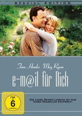 Obrázok produktu pre E-Mail für Dich (DVD) Min: 115/DD5.1/WS Warner - WARNER HOME 1000054183 - (DVD Video / Komédia)