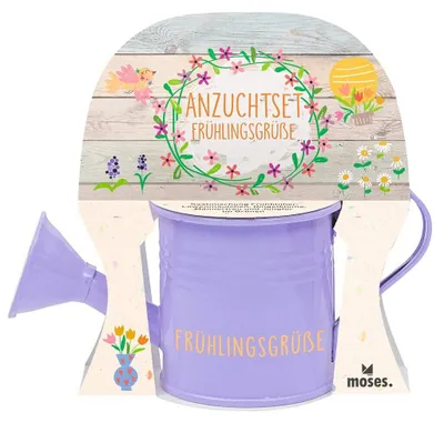 Produktbild von Anzuchtset Gießkanne Frühlingsgrüße