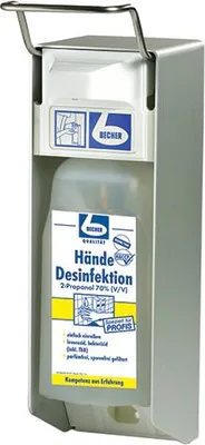 Produktbild von Dr. Becher 4x Wandspender mit Aluminiumgehäuse