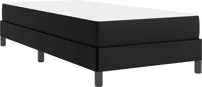 Obrázok produktu pre Rám postele s matracmi Čierna 90 x 200 cm látka
