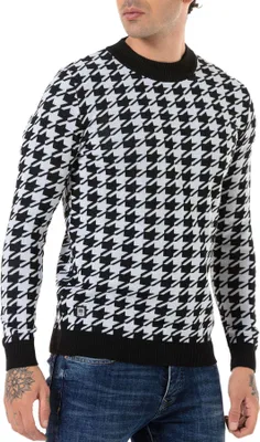 Produktbild von Red Bridge Herren Strickpullover Pullover Schwarz XXL