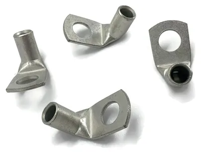 Produktbild von Exoda Kabelschuh gewinkelt 4x Ringöse 16mm² M8 für Kupferkabelgeflecht