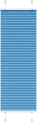 Produktbild von Plissee Blau 40x100 cm Stoffbreite 39,4 cm Polyester