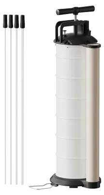 Produktbild von Wiltec Ölabsaugpumpe 7 Liter zum Motorölwechsel, Handpumpe zur Ölabsaugung und für andere Flüssigkeiten inklusive 3 Schläuche, manuelle Pumpe