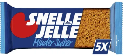 Produktbild von Snelle Jelle Kruidkoek Minder Suiker Riegel 250g – Zuckerreduzierter Snack