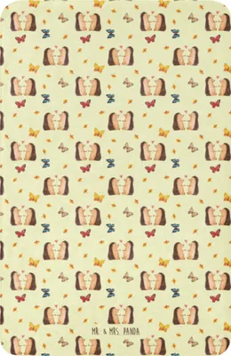 Produktbild von Mr. & Mrs. Panda Wärmedecke Igel Liebe 100 x 150 cm - Gelb - Geschenk, Decke, Kuscheldecke, Sofadecke, Tagesdecke, Hochzeit, Plaid, Freundin, Heimdecke, Hochzeitstag