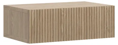 Zdjęcie produktu dla Nocna szafka wisząca z szufladami, wymiary 50 x 17 cm, dąb olejowany
