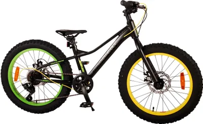 Immagine prodotto di Bicicletta per bambini Volare Gradient - Ragazzi - 20 pollici - Nero Giallo Verde - 6 marce