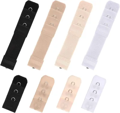 Produktbild von BH-Verlängerung 8 Stk, Elastisch Mit 3 Haken, Für Schwangerschaft Und Gewichtszunahme, Unterwäsche Verlängerungsschnalle