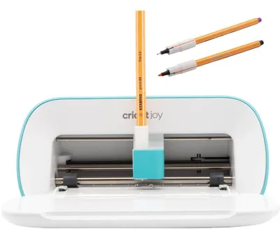 Produktbild von Adapter-Stifthalter kompatibel mit Cricut Joy/Joy Extra | Stabilo 0.4 Point88+68 | Weiß, Kunststoff