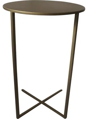 Productafbeelding van Bijzettafel Xavi goud ø35x60cm
