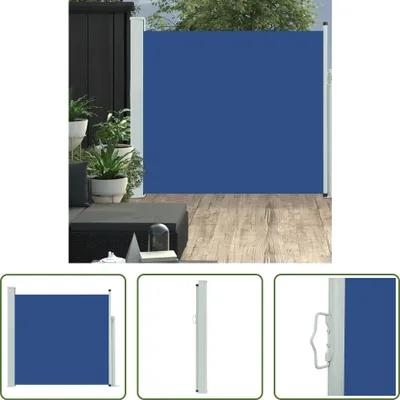 Produktbild von The Living Store Ausziehbare Seitenmarkise 170×300 cm Blau