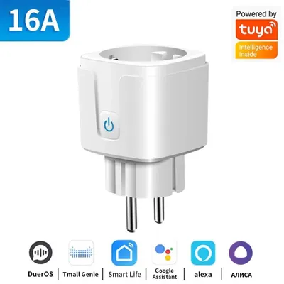 Immagine prodotto di Presa Wi-Fi, presa intelligente con controllo tramite app, presa wireless, Smart Plug, max. 3520,00 W, 16 A, presa Wi-Fi con timer. Quantità: 1 pezzo, versione: singola