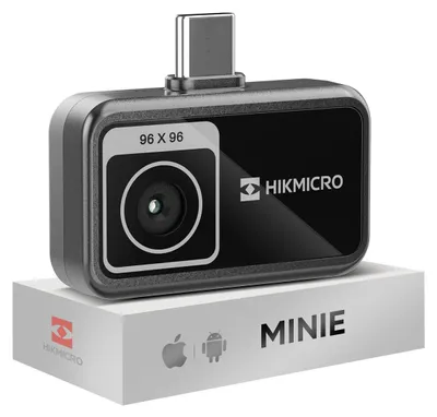 Wärmebildkamera, 96×96 IR, SuperIR, 25 Hz, USB-C/Lightning