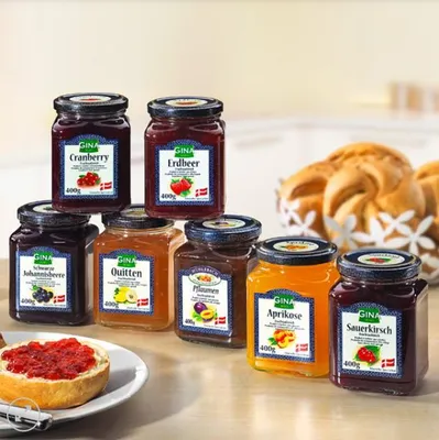 Produktbild von Gina Schwarze Johannisbeermarmelade 400 g