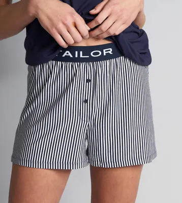 Image de Tom Tailor short de pyjama stripes blue femmes