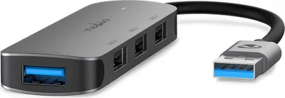 Obrázek produktu pro USB hub | USB A-Hane | 4x USB A samice | 4portové porty | USB 2.0 / USB 3.2 Gen 1 | USB napájení