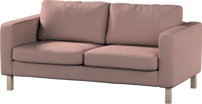 Produktbild von Dekoria Bezug für Karlstad 2-Sitzer Sofa nicht ausklappbar, altrosa, Sofahusse, Karlstad 2-Sitzer