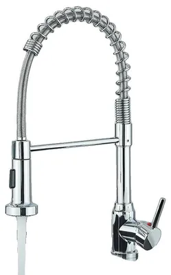 Obrázek produktu pro Kuchyňská baterie, výsuvná sprchová funkce, flexibilní výtok, chrom