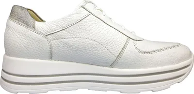Imagen del producto de Zapatos deportivos para mujer Waldläufer Lana, tipo zapato de cordones, diseño deportivo, color blanco, para uso diario