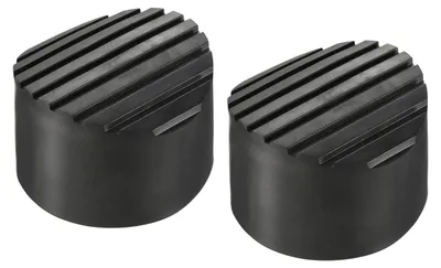 Immagine prodotto di Set di tappetini antiscivolo - Gomma nera, 76 mm - Protezione antiscivolo per scale