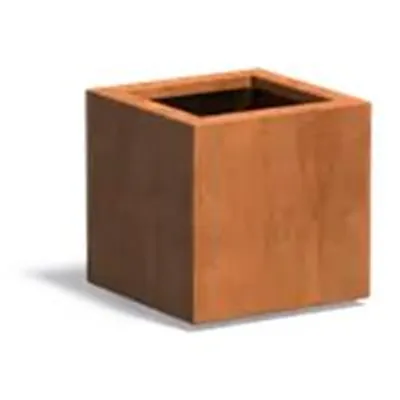 Produktbild von Adezz Pflanzgefäß Carrez Standard Quadrat aus Corten-Stahl Pflanzkübel 40x40x40 cm