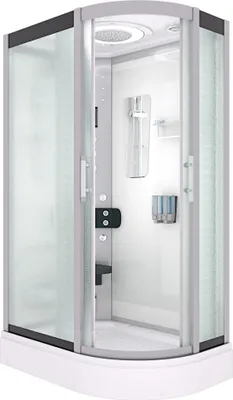 Produktbild von Dusche Duschkabine D60-70M3R-EC Duschtempel Sauna 80x120 cm