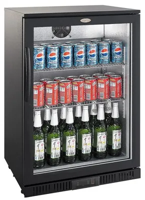 Image de Réfrigérateur à boissons Combisteel 1 porte - 128 litres, verrouillable, éclairage LED