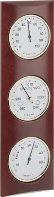Produktbild von Wetterstation TFA 20.1028 Echtholz Thermometer Hygrometer Barometer