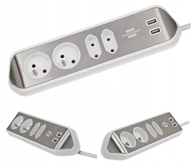 Obrázek produktu pro Brennenstuhl Estilo Prodlužovací kabel s USB 4 zásuvky