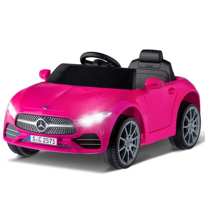 Produktbild von LEADZM Elektroauto Kinderauto Mercedes-Benz CLS 350, Kinder-Elektroauto mit Fernbedienung ,12V,90*60*40cm,Rosa, KI-generiertes Bild