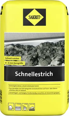 Produktbild von SAKRET Schnellestrich 10 kg Sack