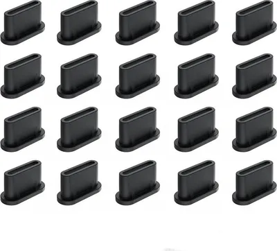 Produktbild von 20 Stück USB-C-Staubschutzstecker, Silikon-Staubschutzsteckerabdeckung, kompatibel mit iPhone 15 16 Pro Max, Samsung Galaxy Google Pixel