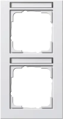 Zdjęcie produktu dla GIRA 1102 22, Biały, Termoplastyczny, Bezśrubowe, GIRA, 80,8 mm, 151,9 mm