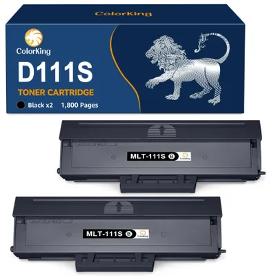 Produktbild von Kompatible Tonerpatronen für Samsung MLT-D111S - 2 Stück, Schwarz